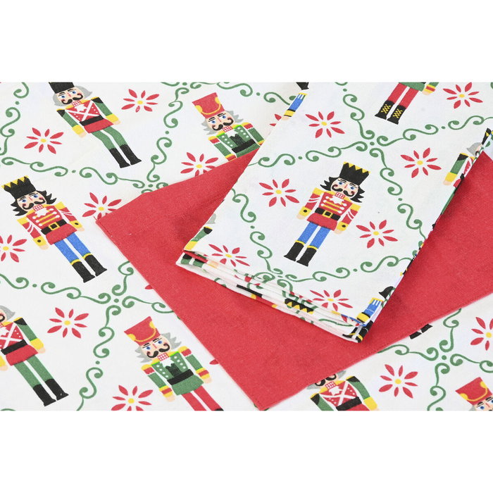 DKD Home Decor Set de 2 Delantales Cascanueces Rojo DKD Home Decor Set de 2 Delantales Cascanueces Rojo