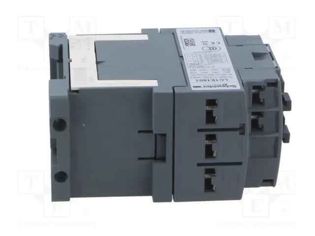 Schneider Electric LC1E1801BD Contactor Easy TeSys 3-polar 18A 24VDC
