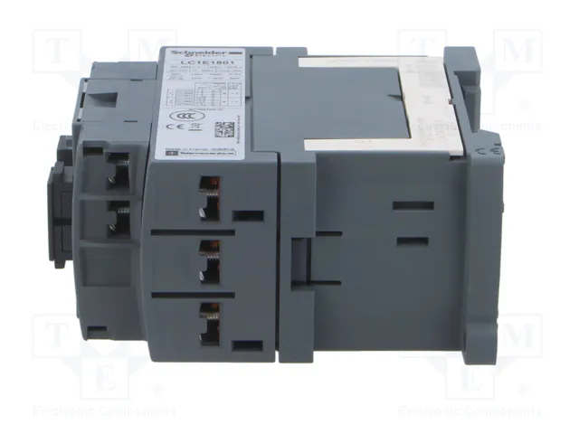 Schneider Electric LC1E1801BD Contactor Easy TeSys 3-polar 18A 24VDC
