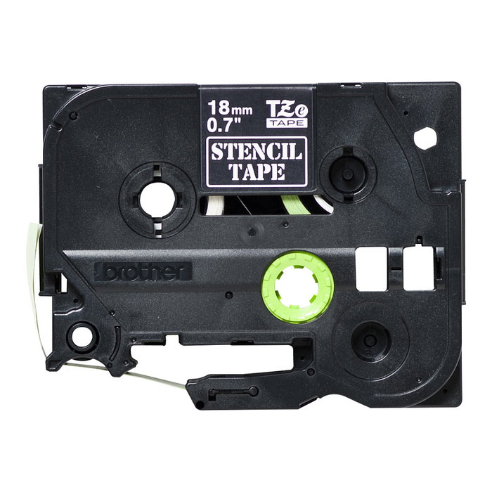 Brother Cinta de Plantilla Laminada STE-141 18mm Negro Brother Cinta de Plantilla Laminada STE-141 18mm Negro