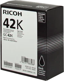 Ricoh Cartucho de tinta de gel negro GC 42 bk (405836) XL