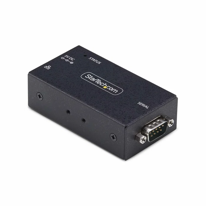 StarTech Convertidor Serie a Ethernet I13-SERIAL-ETHERNET - 1 Puerto, RS-232 DB9 a RJ-45 IP, Carcasa Metálica, Montaje Pared/DIN, TAA, Negro StarTech Convertidor Serie a Ethernet I13-SERIAL-ETHERNET - 1 Puerto, RS-232 DB9 a RJ-45 IP, Carcasa Metálica, Montaje Pared/DIN, TAA, Negro
