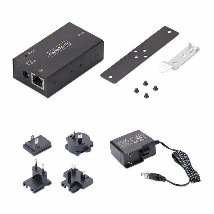StarTech Convertidor Serie a Ethernet I13-SERIAL-ETHERNET - 1 Puerto, RS-232 DB9 a RJ-45 IP, Carcasa Metálica, Montaje Pared/DIN, TAA, Negro StarTech Convertidor Serie a Ethernet I13-SERIAL-ETHERNET - 1 Puerto, RS-232 DB9 a RJ-45 IP, Carcasa Metálica, Montaje Pared/DIN, TAA, Negro