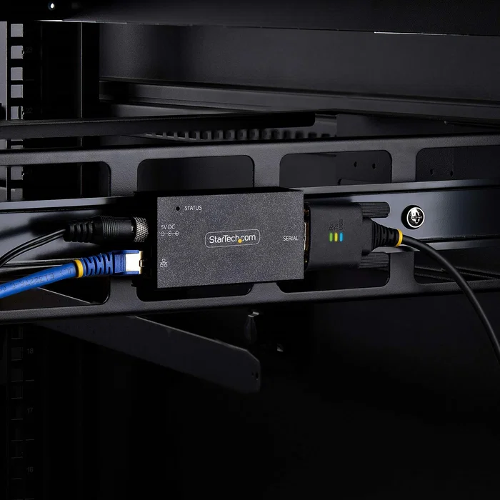 StarTech Convertidor Serie a Ethernet I13-SERIAL-ETHERNET - 1 Puerto, RS-232 DB9 a RJ-45 IP, Carcasa Metálica, Montaje Pared/DIN, TAA, Negro StarTech Convertidor Serie a Ethernet I13-SERIAL-ETHERNET - 1 Puerto, RS-232 DB9 a RJ-45 IP, Carcasa Metálica, Montaje Pared/DIN, TAA, Negro