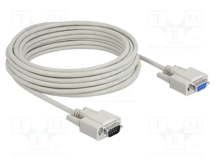 DeLOCK Cable serial RS-232 DB-9 de 10 m DeLOCK Cable serial RS-232 DB-9 de 10 m