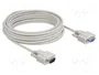 DeLOCK Cable serial RS-232 DB-9 de 10 m
