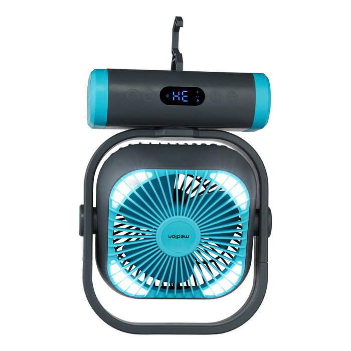 Medion LIFE Camping Ventilator E10 TF (MD 12065) Gris/Azul