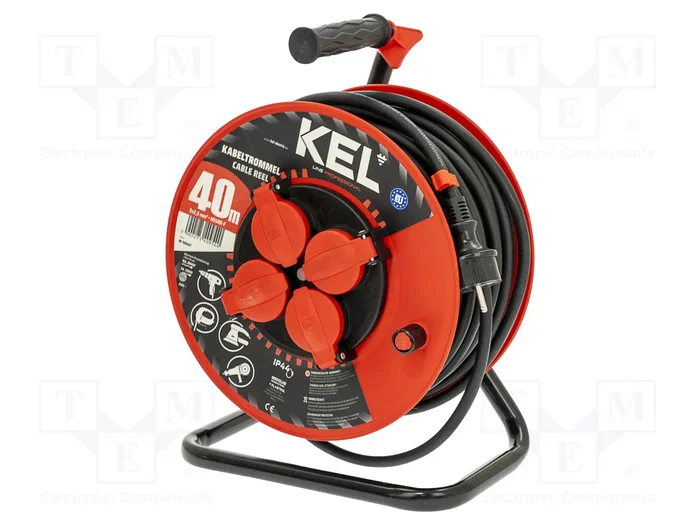 KEL Prolongador de alimentación H05RR-F 3G2,5mm2 40m Negro KEL Prolongador de alimentación H05RR-F 3G2,5mm2 40m Negro