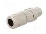 HARTING Conector M12 macho 8 pines Slim recto