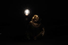 DKD Home Decor Lámpara Sobremesa Colonial Dorado 31 x 34.5 x 33 cm (2 Unidades)