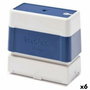 Brother Sello Automático 60x22 mm Azul Pack de 6