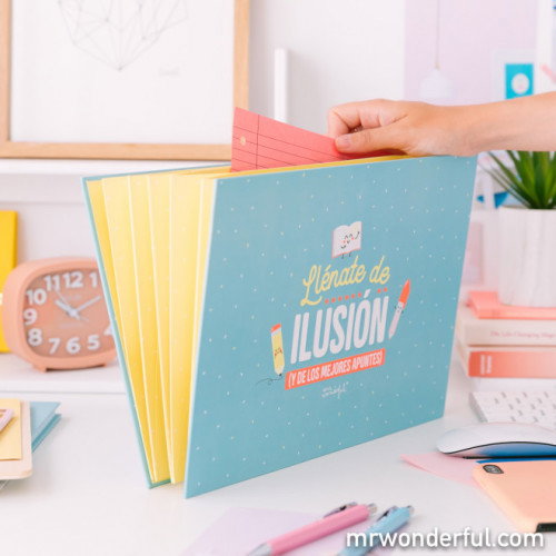 Carpeta Expandible - Llénate de Ilusión Mr.Wonderful WOA10278ES