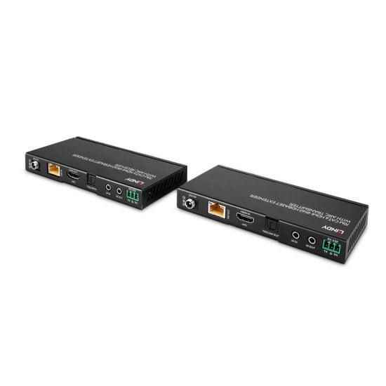 Lindy Extensor HDBaseT HDMI 4K60 con Audio, IR, RS-232 y ARC - Hasta 70m por Cable Cat.6