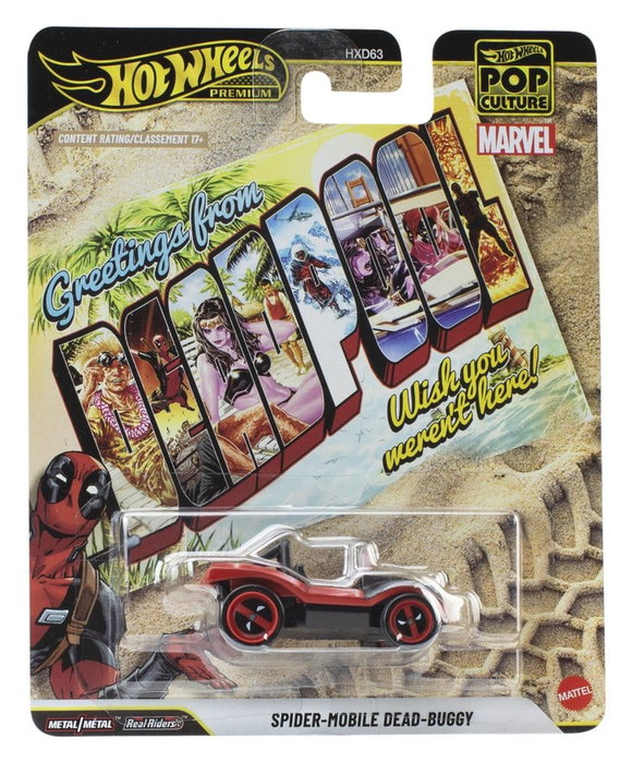 Hot Wheels Vehículo coleccionable cultura pop 1/64 - modelo aleatorio Hot Wheels Vehículo coleccionable cultura pop 1/64 - modelo aleatorio