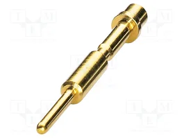 PHOENIX CONTACT Conector Macho Redondo Industrial Crimpado Dorado M23