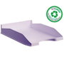Archivo 2000 Bandeja Ecogreen Apilable 3 Posiciones Malva Pastel (Set de 6)