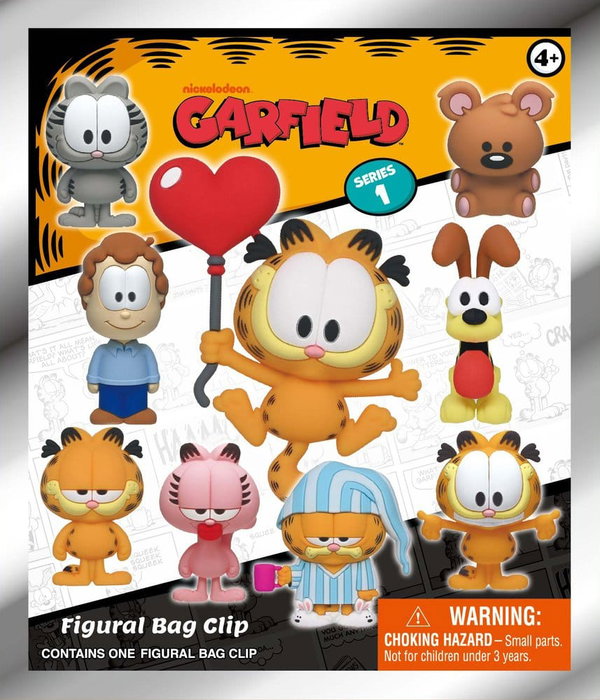 Monogram Int. Garfield 3D Colgantes Peluche Serie 1 Expositor (24)