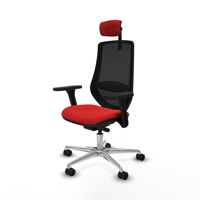 PIQUERAS Y CRESPO Silla de oficina Mardos con mecanismo Sincro/Traslack, Rojo y Negro PIQUERAS Y CRESPO Silla de oficina Mardos con mecanismo Sincro/Traslack, Rojo y Negro