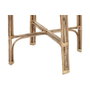 DKD Home Decor Mesa de Mimbre Natural 59x59x108