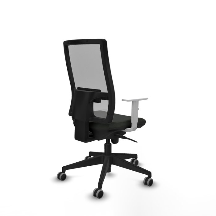 PIQUERAS Y CRESPO Silla de oficina Horna con mecanismo Sincro, Negro y Gris PIQUERAS Y CRESPO Silla de oficina Horna con mecanismo Sincro, Negro y Gris
