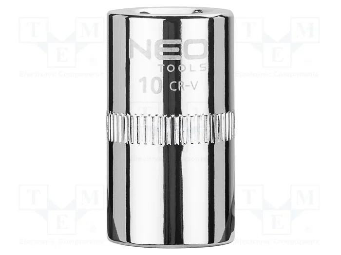 NEO TOOLS Vaso HEX 10mm 1/4 de pulgada 25mm NEO TOOLS Vaso HEX 10mm 1/4 de pulgada 25mm