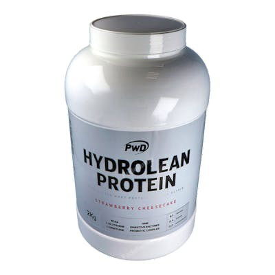 PWD NUTRITION Hydrolean Protein Fresa 2Kg Proteína de Suero Hidrolizada y Caseína para Recuperación y Dieta