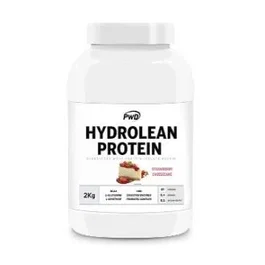 PWD Nutrition Hydrolean Protein de Suero Hidrolizada con Probióticos, Sabor Fresa, 2 kg - Triple Acción, Caseína Micelar, BCAA, Glutamina