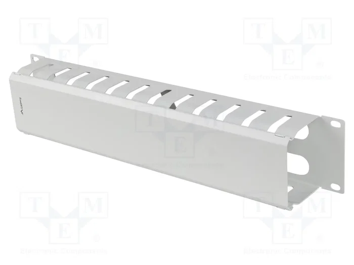 Lanberg Organizador de cables 19 2U gris con tapa tipo A Lanberg Organizador de cables 19 2U gris con tapa tipo A