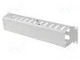 Lanberg Organizador de cables 19 2U gris con tapa tipo A