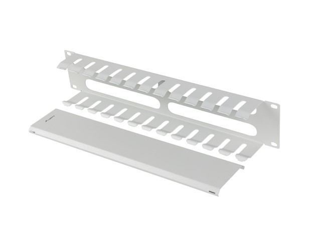 Lanberg Organizador de cables 19 2U gris con tapa tipo A Lanberg Organizador de cables 19 2U gris con tapa tipo A