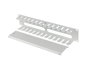 Lanberg Organizador de cables 19 2U gris con tapa tipo A