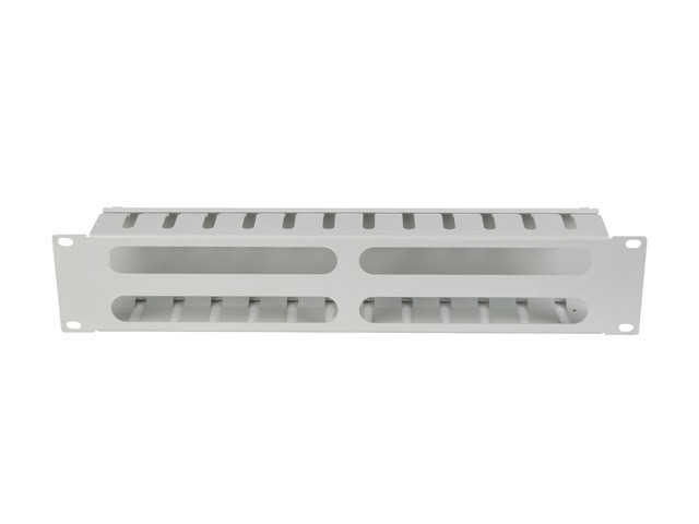 Lanberg Organizador de cables 19 2U gris con tapa tipo A Lanberg Organizador de cables 19 2U gris con tapa tipo A