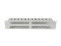 Lanberg Organizador de cables 19 2U gris con tapa tipo A