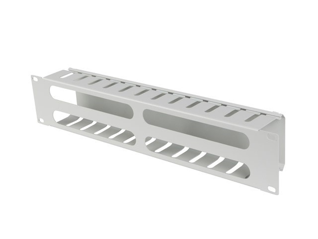 Lanberg Organizador de cables 19 2U gris con tapa tipo A Lanberg Organizador de cables 19 2U gris con tapa tipo A