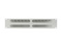 Lanberg Organizador de cables 19 2U gris con tapa tipo A