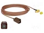 DeLOCK 89683 Cable de antena coaxial FAKRA F hembra a SMA 90° hembra, 5 m