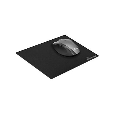 MEDIARANGE MROS251 Alfombrilla de Ratón, Negro, Tela, Antiderrapante, 210 x 180 x 3 mm
