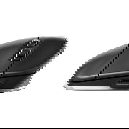 3Dconnexion CadMouse Compact Wireless - Ratón Óptico Inalámbrico para CAD, 7200 DPI, Bluetooth, RF, USB-C, Negro, para Mano Derecha