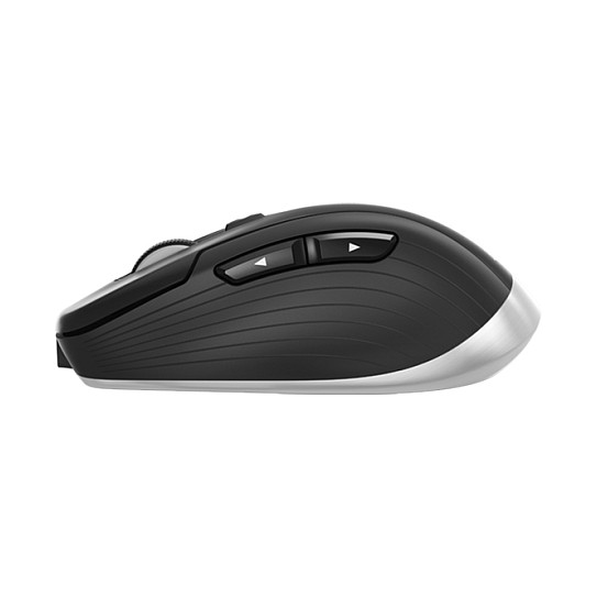 3Dconnexion CadMouse Compact Wireless - Ratón Óptico Inalámbrico para CAD, 7200 DPI, Bluetooth, RF, USB-C, Negro, para Mano Derecha