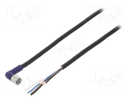 OMRON Cable para sensores M8 hembra angular 5m