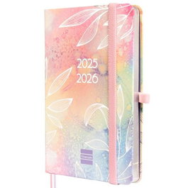 Finocam Agenda M3 SVH Minimal 18 Meses Pretty Tapa Dura Cierre Goma 2025-2026