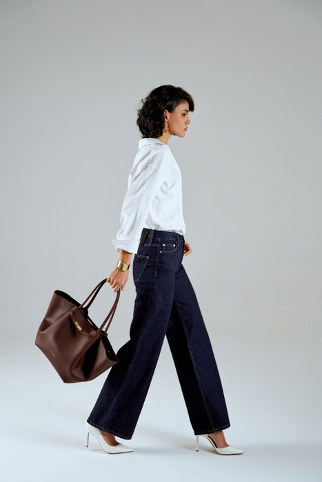 Vince Camuto Bolso Tote Burdeos de Polipiel
