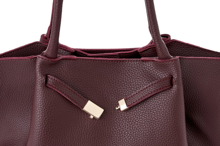 Vince Camuto Bolso Tote Burdeos de Polipiel