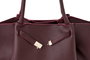 Vince Camuto Bolso Tote Burdeos de Polipiel