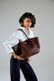 Vince Camuto Bolso Tote Burdeos de Polipiel