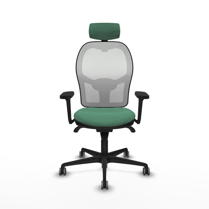 PIQUERAS Y CRESPO Silla de oficina Jorquera Verde esmeralda y Blanco PIQUERAS Y CRESPO Silla de oficina Jorquera Verde esmeralda y Blanco