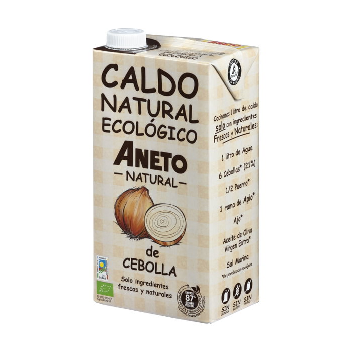 ANETO Caldo de Cebolla Ecológico 1L