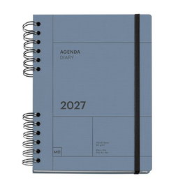 MIQUELRIUS Agenda Anual 2027 Trends Back to Basics Wire-O Azul Marino