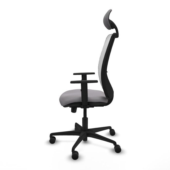 PIQUERAS Y CRESPO Silla de oficina Zulema con mecanismo Sincro/Traslack Gris y Blanco PIQUERAS Y CRESPO Silla de oficina Zulema con mecanismo Sincro/Traslack Gris y Blanco