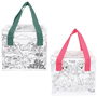 Cook Concept Bolsa Térmica Infantil para Colorear con Rotuladores Incluidos (Unicornios, Dinosaurios)